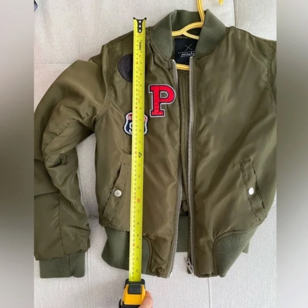 Green Bomber Jacket - image 2